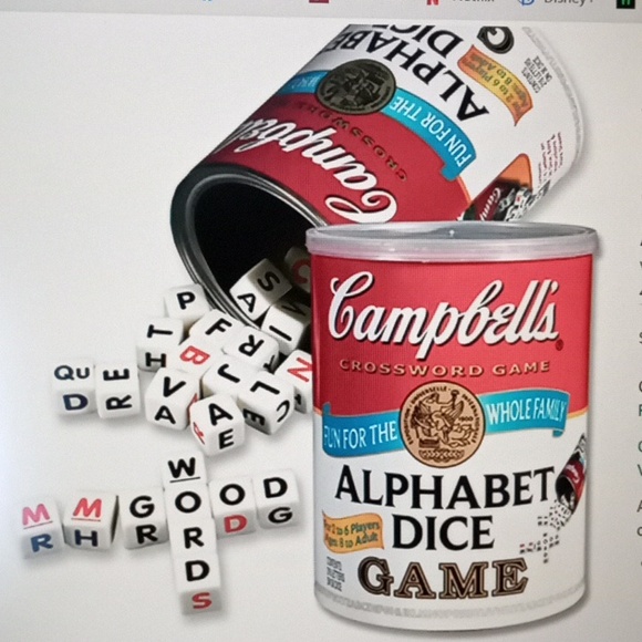 TDC Games Campbells Soup Alphabet Game Poshmark